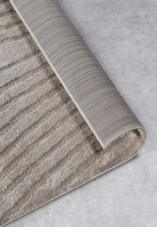 Elle Decoration - Gallery - Hoogpolig vloerkleed - Pigment - Beige - 160 X 235 CM