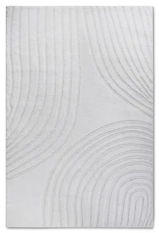Elle Decoration - Gallery - Hoogpolig vloerkleed - Pigment - Crème Wit - 80 X 120 CM