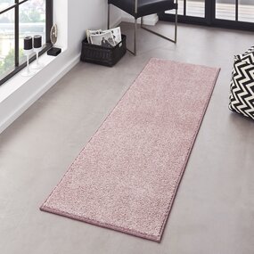 Effen loper - Pure Roze - 80x400 cm