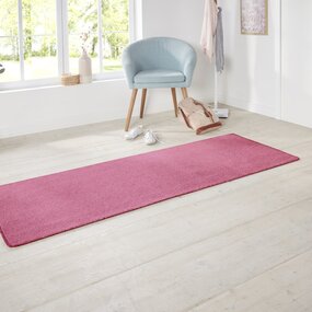 Effen loper - Nasty Roze - 80x150 cm