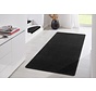 Effen loper - Fancy Zwart - 80x150 cm