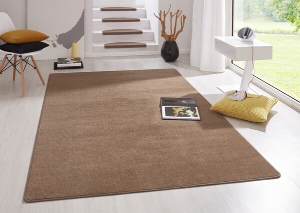 Effen vloerkleed - Fancy Bruin - 133x195 cm