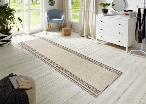 Moderne loper - Casa Beige/Crème - 80x500 cm