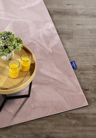 Villeroy & Boch - Hoogpolig vloerkleed - Leon - Oudroze - 80 x 150 cm