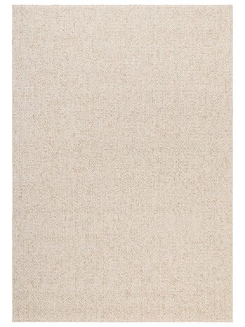 Laagpolig vloerkleed - Rocco Bolletjes Crème - 80x240 cm