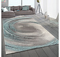 Laagpolig Meriza Vloerkleed - Turquoise - 80x150 cm