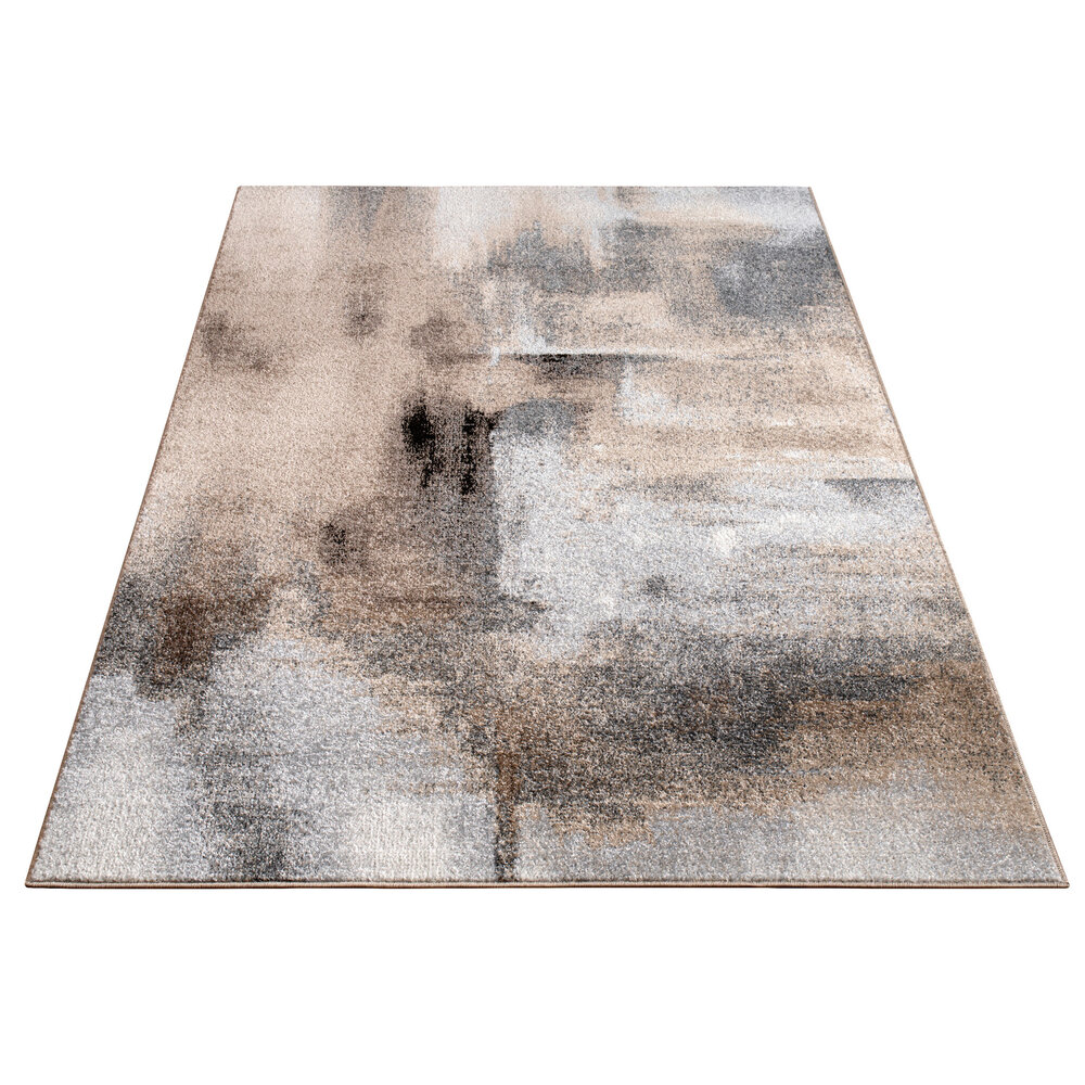 Abstract vloerkleed - Monira Beige/Taupe/Grijs - 120x160 cm