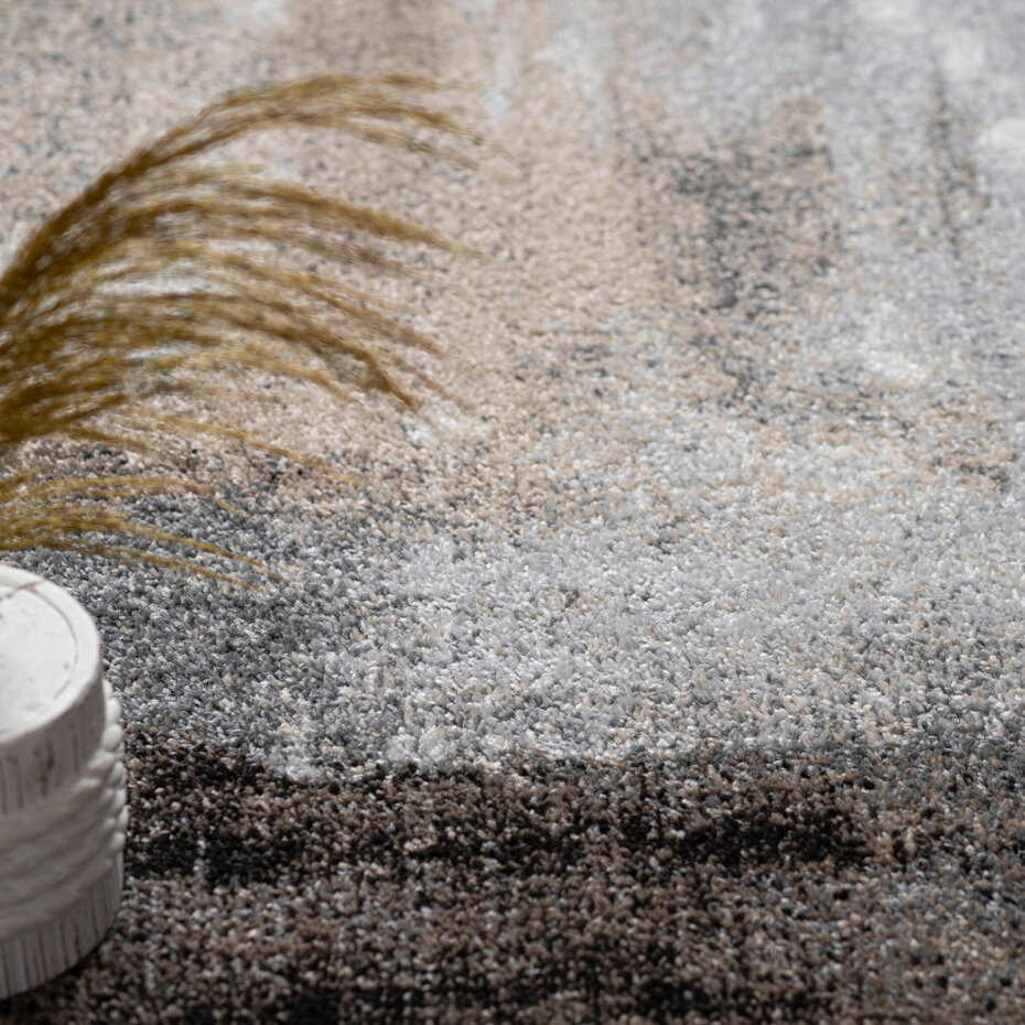 Abstract vloerkleed - Monira Beige/Taupe/Grijs - 120x160 cm