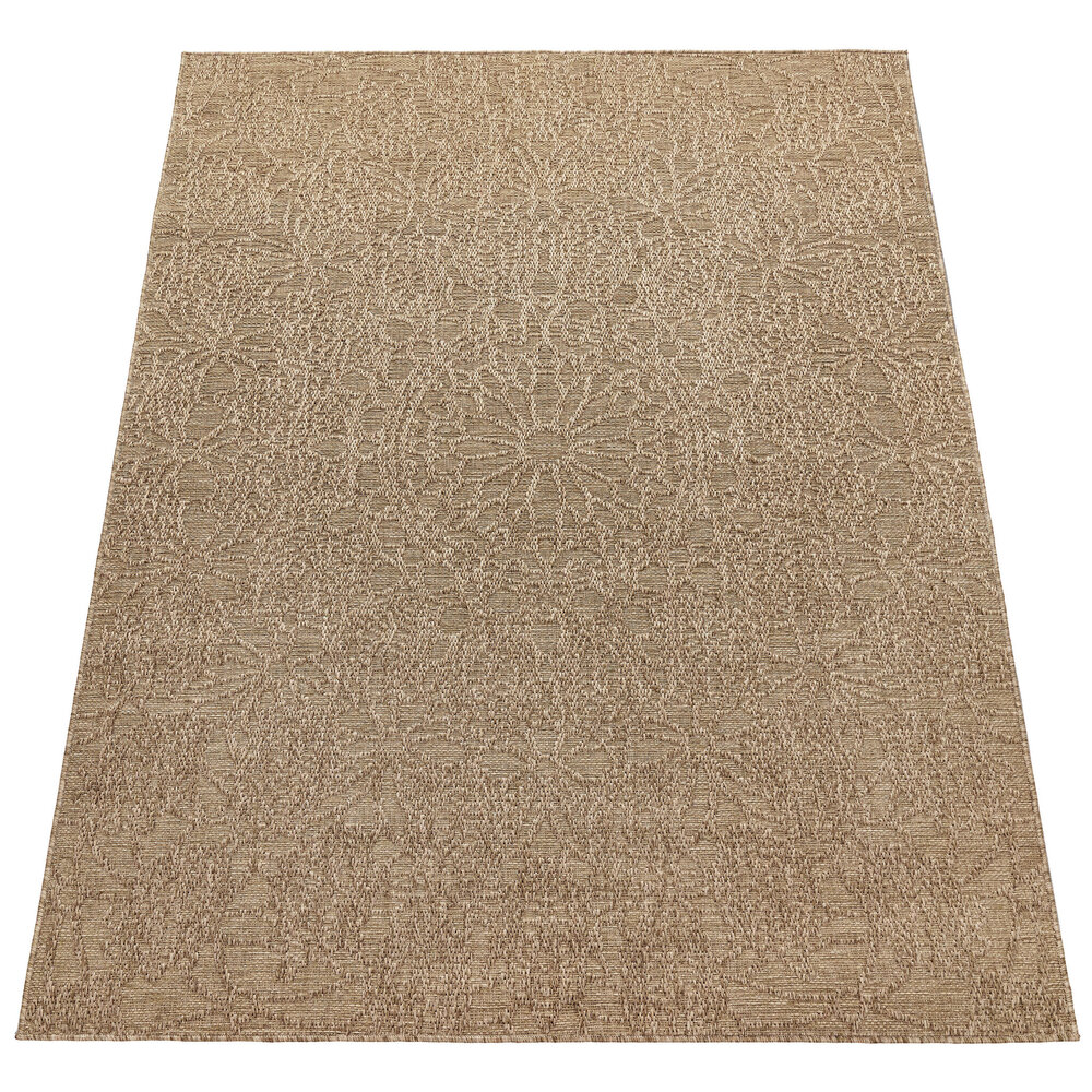 Binnen- en buitenkleed - Rimoda Medaillon Beige - 200x280 cm