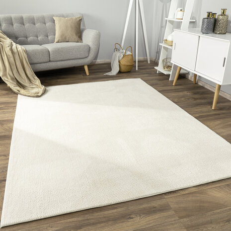 Wasbaar vloerkleed - Sevaria Crème - 200x280 cm