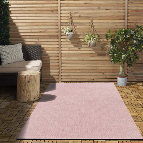 Buitenkleed - Veniro Roze - 160x220 cm