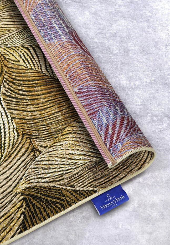 Modern binnen- en buitenkleed - Eugene Goud/Zwart Modern binnen- en buitenkleed - Eugene Goud/Zwart