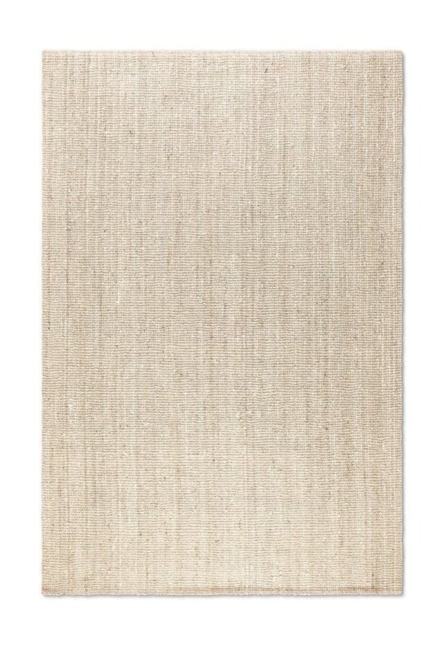 Handgeweven Jute vloerkleed - Bouclé Jaipur Crème - 80 X 150 CM
