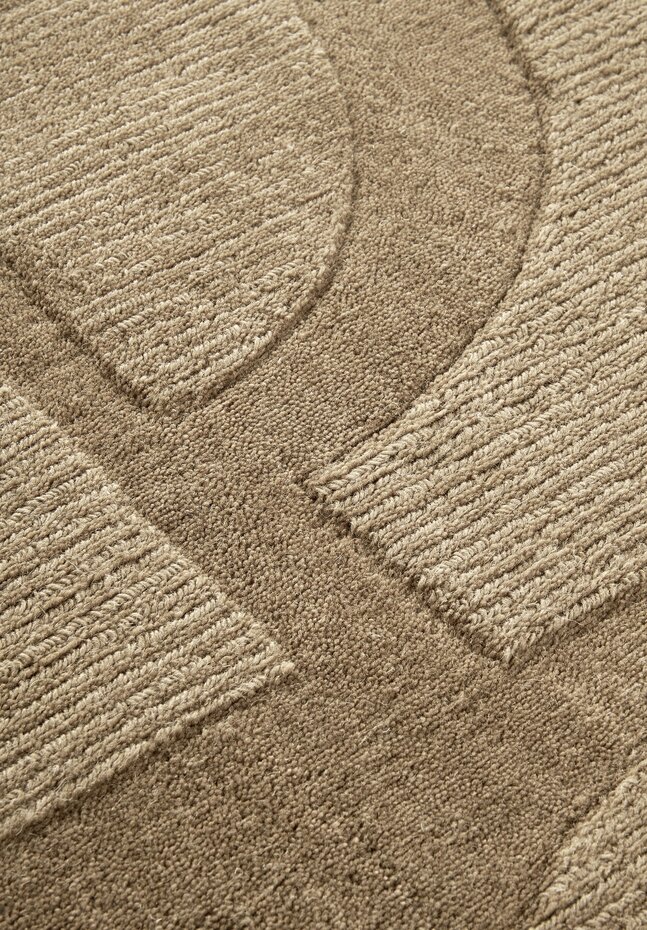 Wollen vloerkleed - Alexis Beige - 80x150 cm