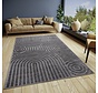Modern vloerkleed - Iconic Golvend Japandi Grijs - 133 X 190 CM