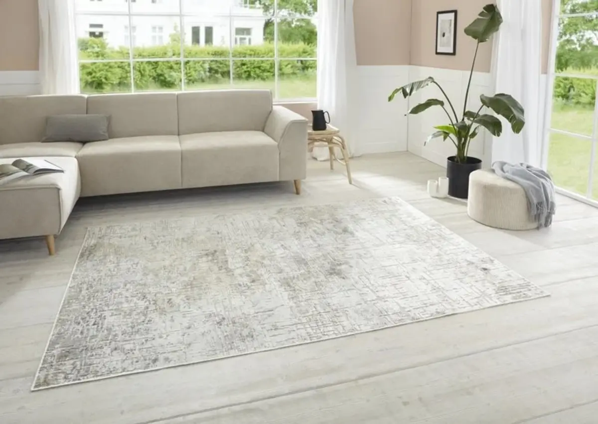 Elle Decoration - Modern Design vloerkleed - Maywand - Beige / Koper - 135 X 195 CM