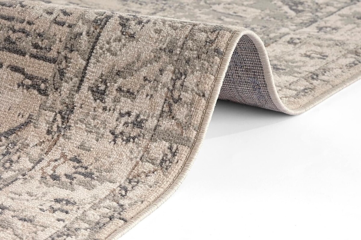 Vintage vloerkleed - Sand Crème / Grijs - 120 X 170 CM
