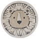 Rond Kindervloerkleed - Adventures Leeuw Beige/Grijs - Ø 100 CM Rond Kindervloerkleed - Adventures Leeuw Beige/Grijs - Ø 100 CM