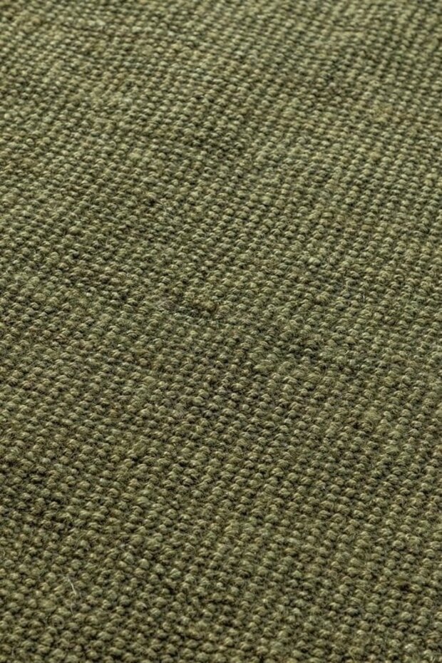 Handgeweven Jute vloerkleed - Bouclé Jaipur Groen - 120 X 170 CM