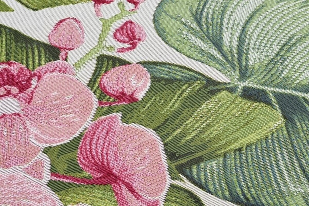 Binnen- En Buitenkleed - Tropical Groen/Roze - 120 X 180 CM