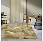 Modern binnen- en buitenkleed - Eugene Goud/Zwart - 120 X 180 CM