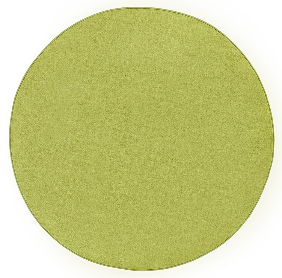 Rond effen vloerkleed - Fancy Groen - Ø 200cm rond Ã˜