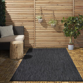 Buitenkleed - Veniro Antraciet - 160x220 cm