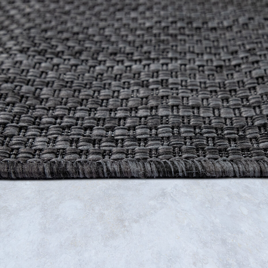 Buitenkleed - Veniro Antraciet - 160x220 cm