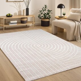 Modern vloerkleed - Sanilia Crème