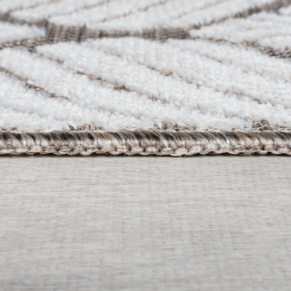 Modern binnen- en buitenloper – Elm Leaf Beige Modern binnen- en buitenloper – Elm Leaf Beige