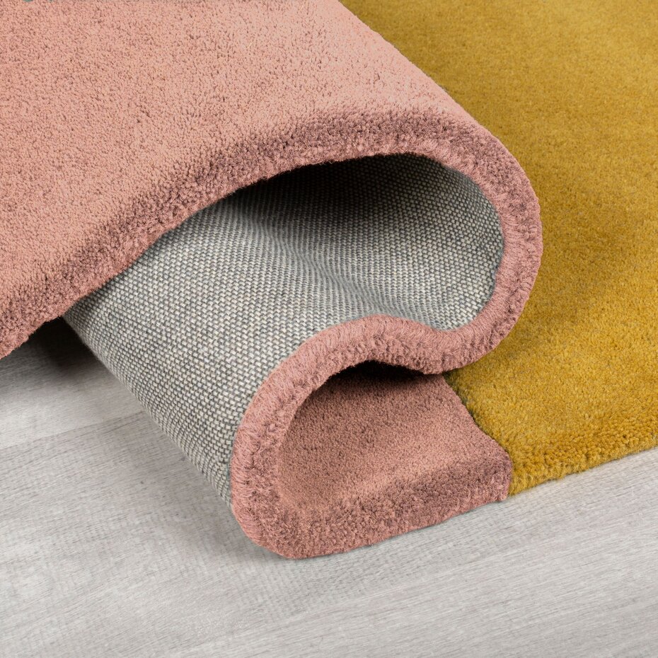 Wollen abstract vloerkleed – Lozenge Multicolor Wollen abstract vloerkleed – Lozenge Multicolor