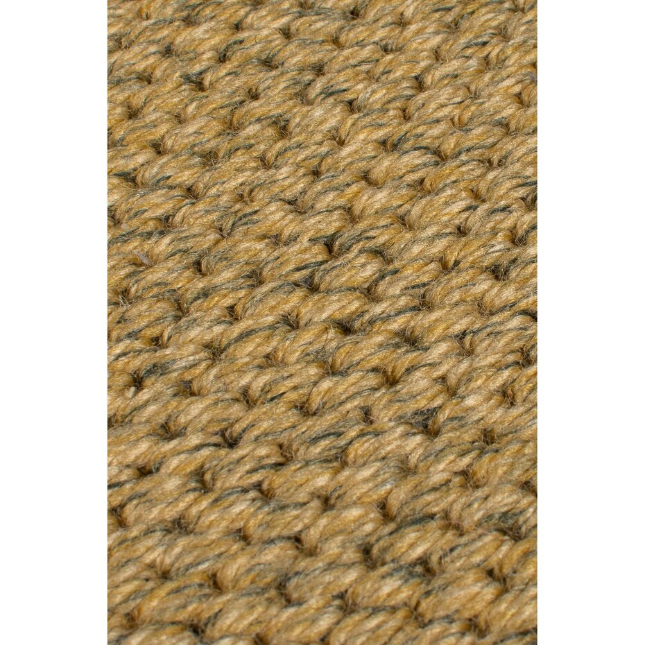 Laagpolig loper – Sisal Look Zwart