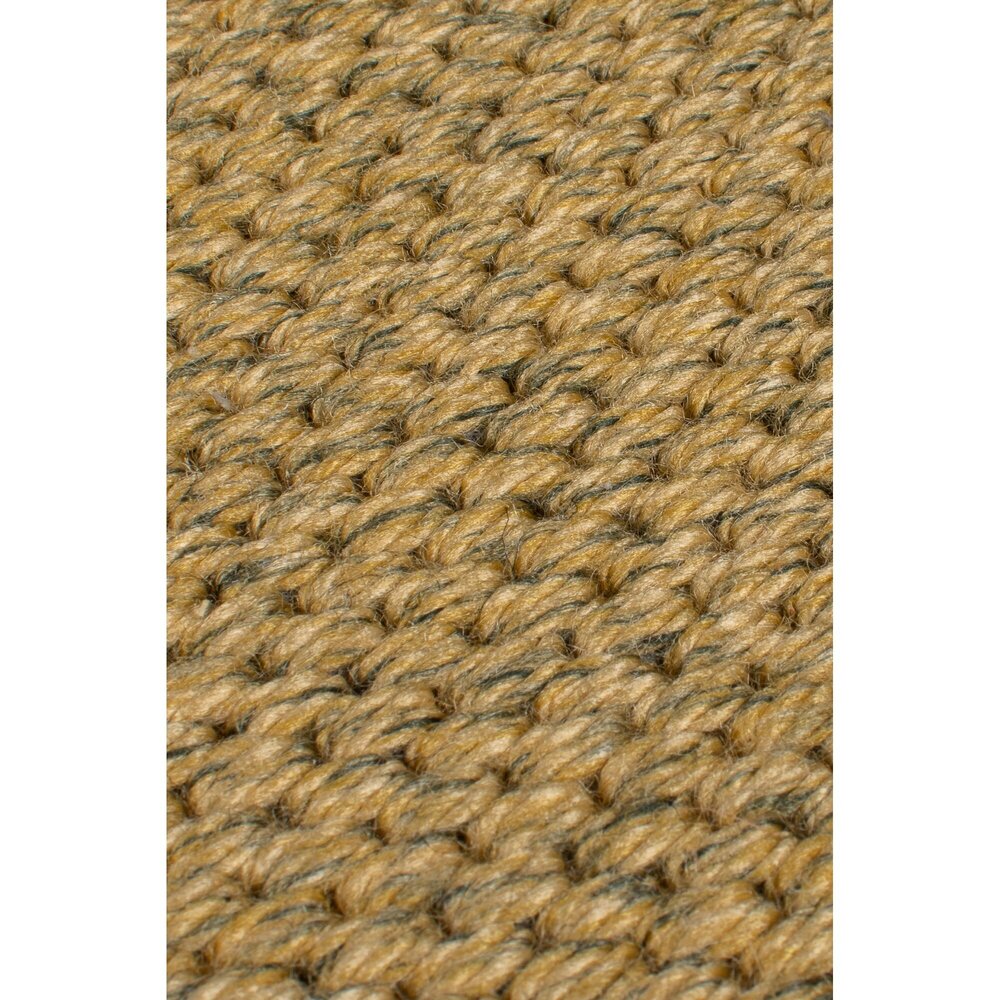 Laagpolig loper – Sisal Look Zwart