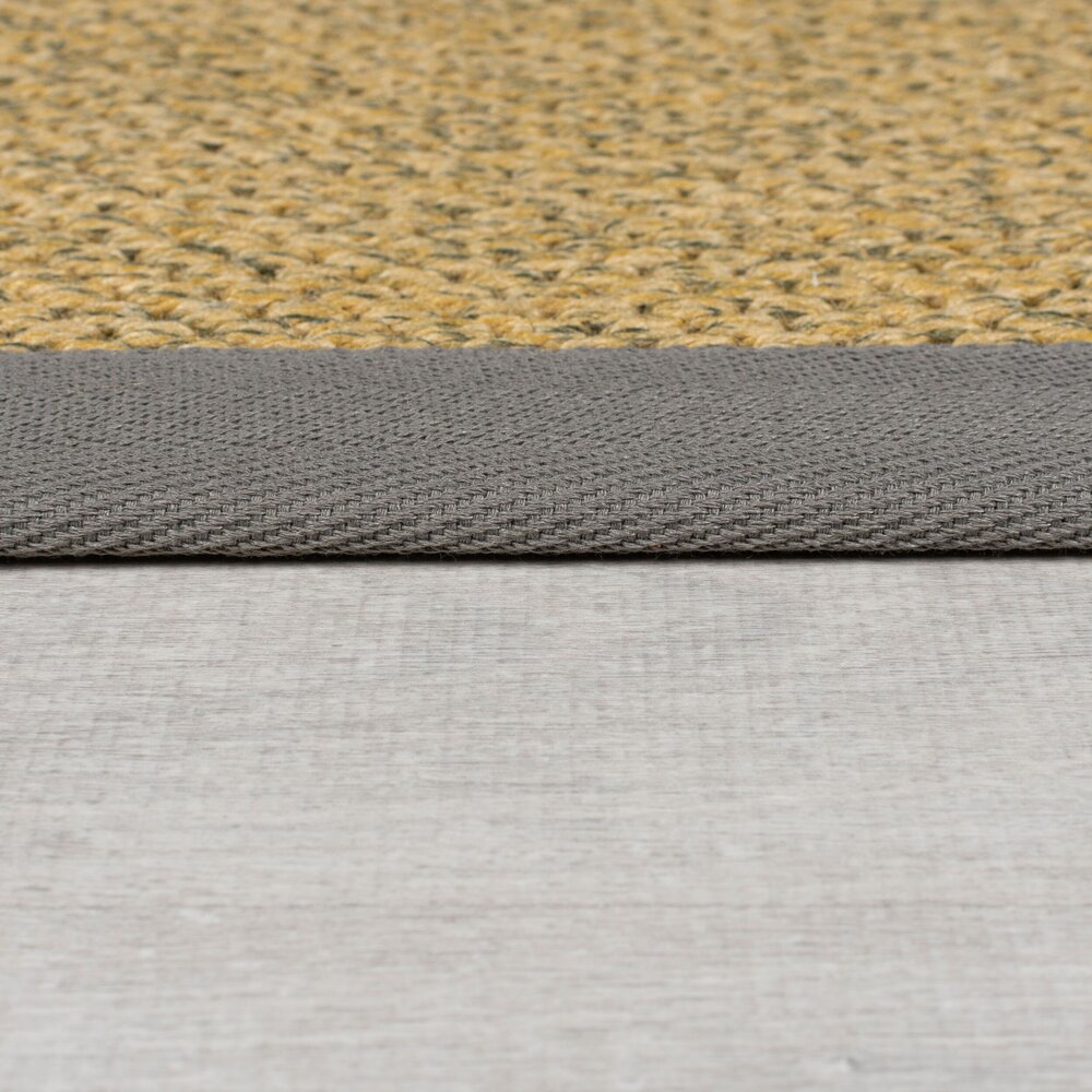 Laagpolig loper – Sisal Look Grijs