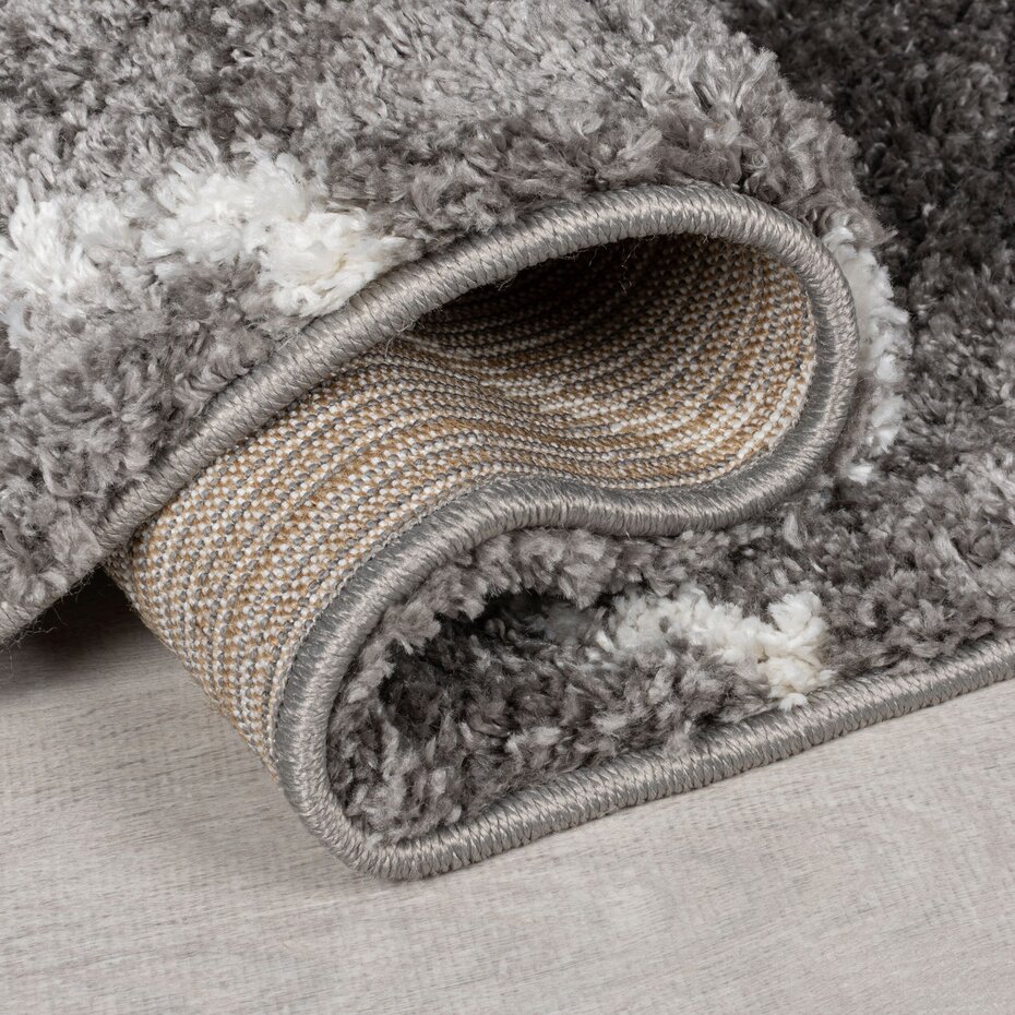 Hoogpolig vloerkleed - Riad Berber Grijs