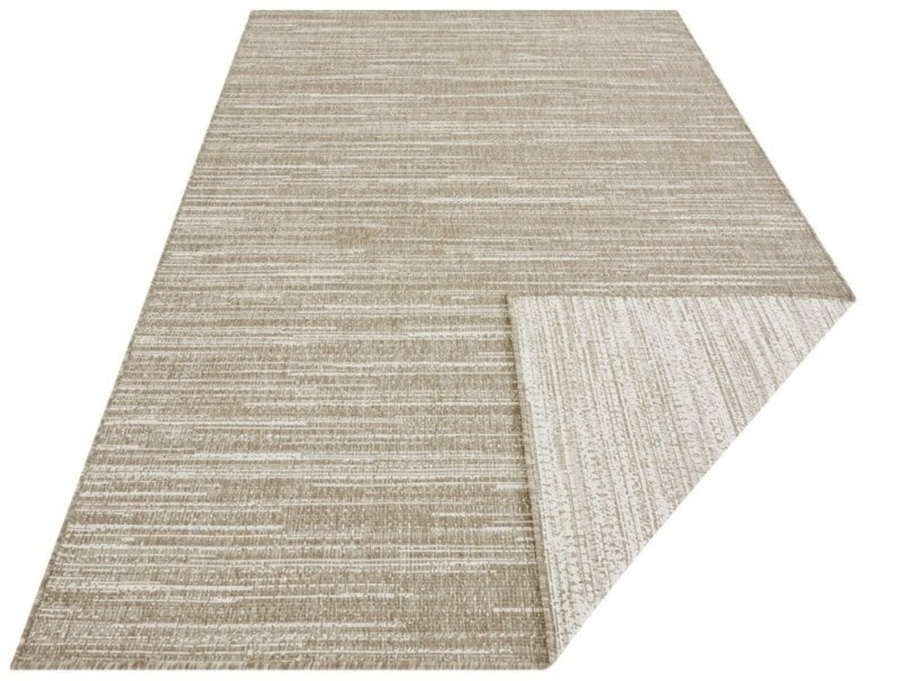 Elle Decoration - Binnen & Buitenkleed - Omkeerbaar - Gemini - Gemeleerd - Beige - 240 X 340 CM