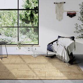 Wollen vloerkleed - Wilhelmine Beige - 120x170 cm