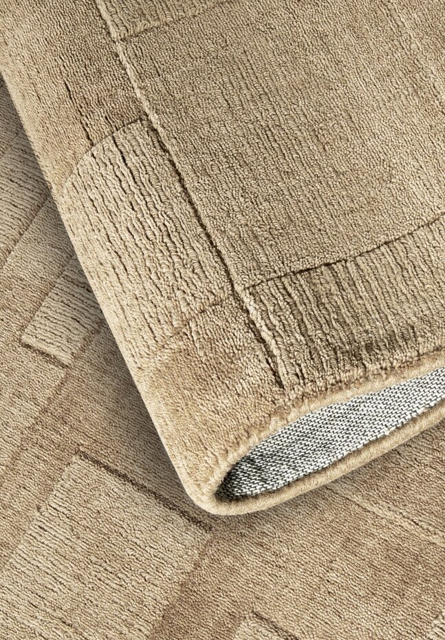 Wollen vloerkleed - Wilhelmine Beige - 120x170 cm