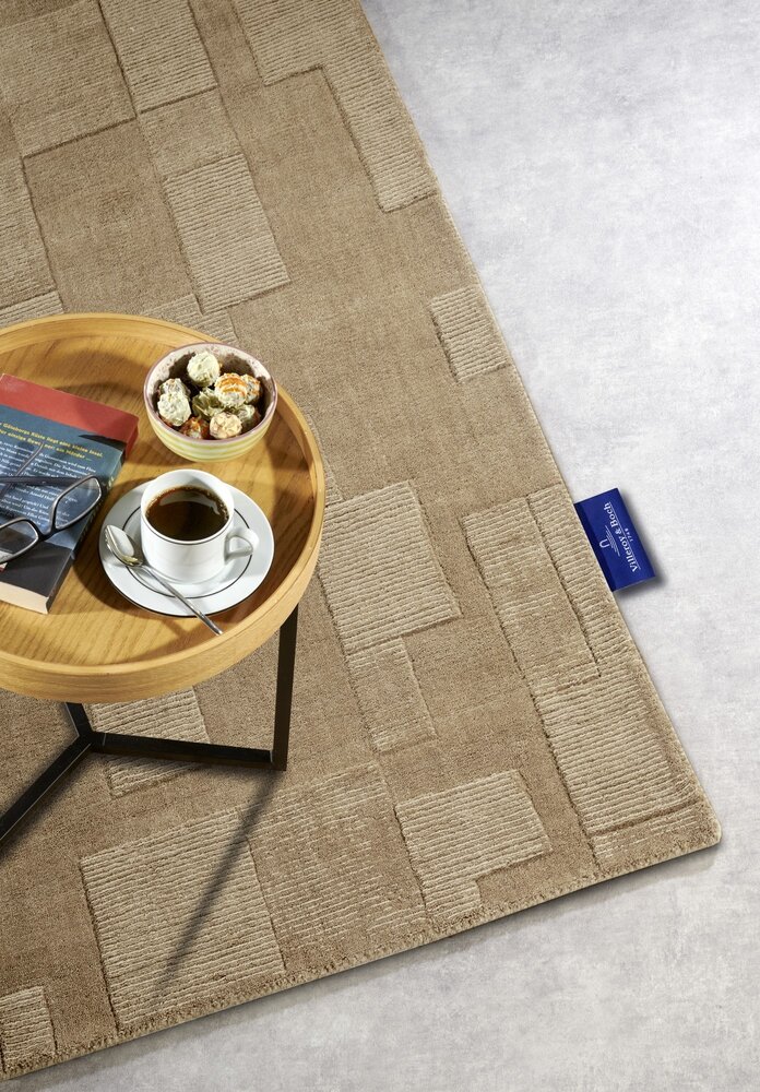 Wollen vloerkleed - Wilhelmine Beige - 120x170 cm