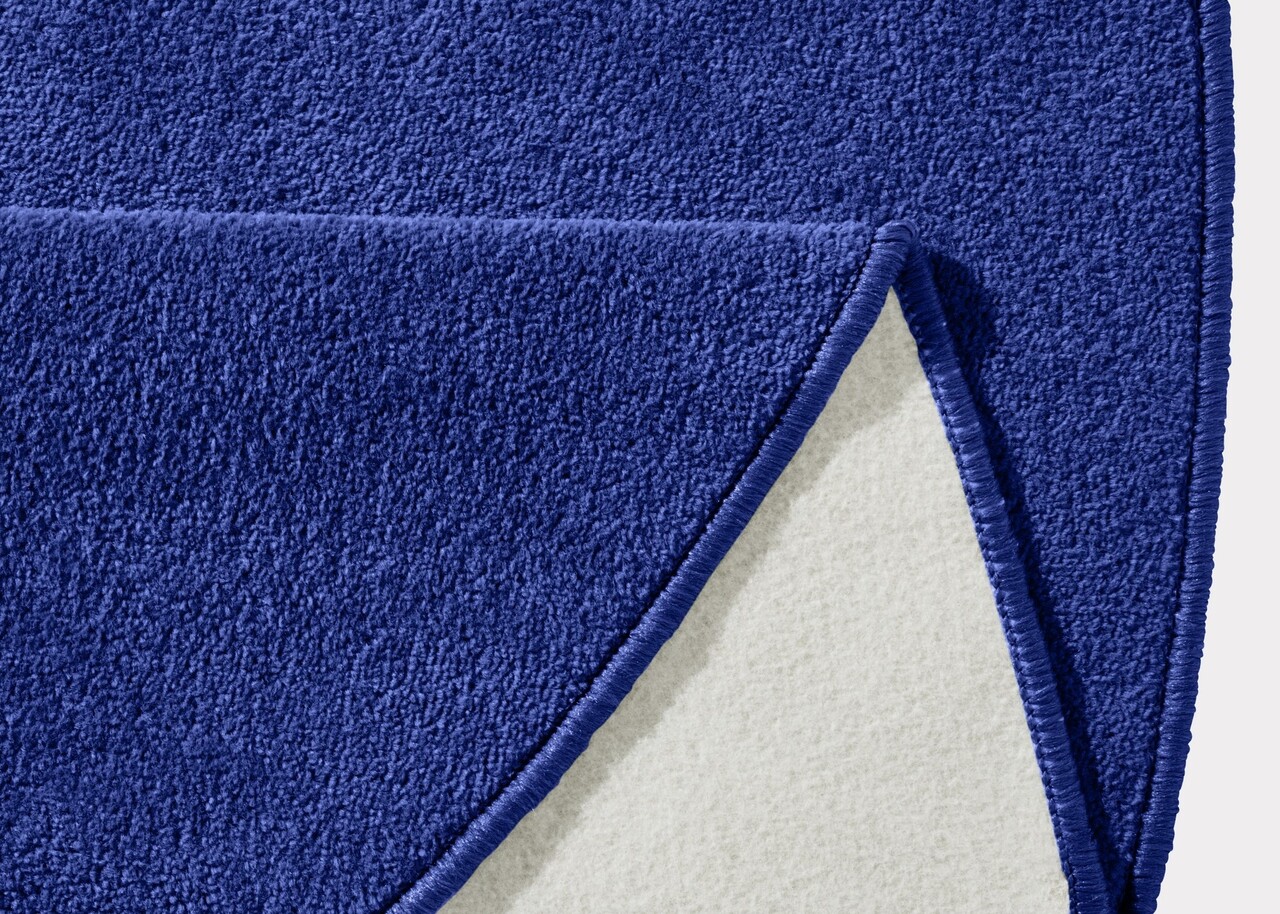 Rond effen vloerkleed - Fancy Blauw - Ø 133cm rond