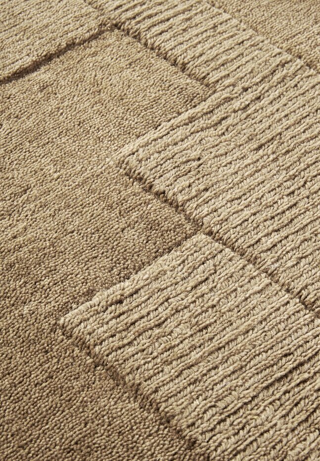 Wollen vloerkleed - Wilhelmine Beige - 120x170 cm