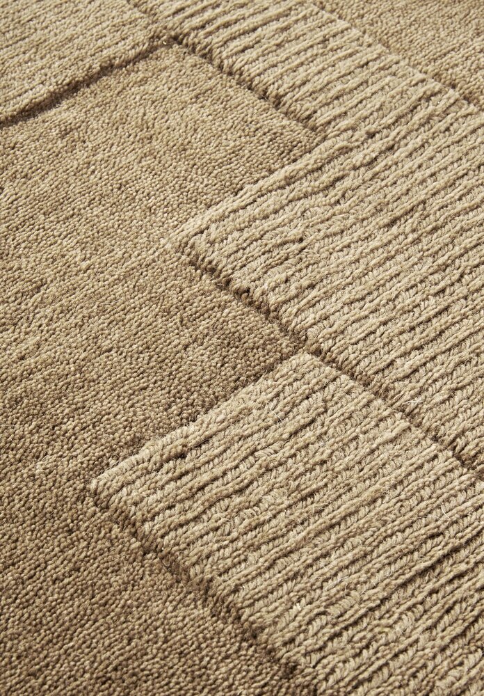 Wollen vloerkleed - Wilhelmine Beige - 120x170 cm