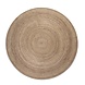 Jute vloerkleed - Rangpur Rond Taupe - 140cm rond Ø Jute vloerkleed - Rangpur Rond Taupe - 140cm rond Ø