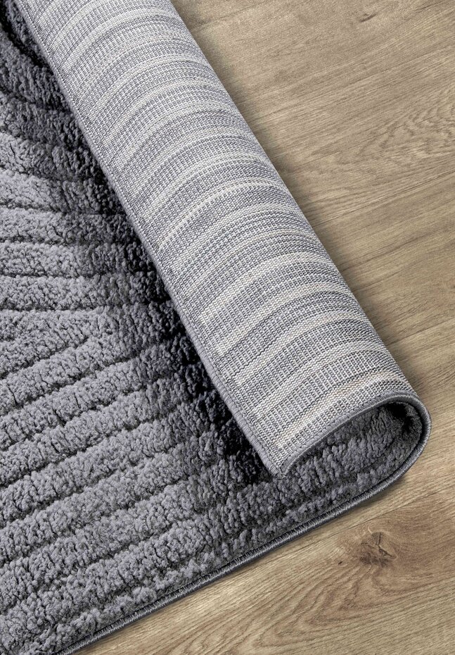 Japandi vloerkleed - Panglao Antraciet - 120x170 cm
