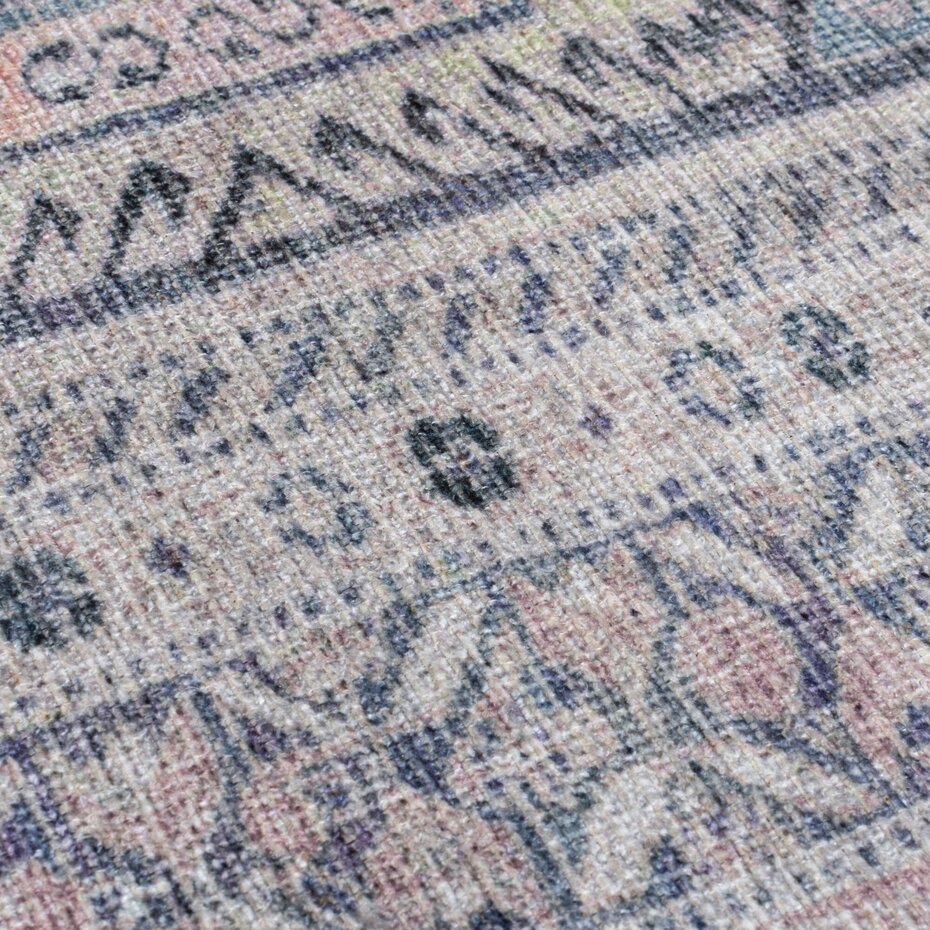 Wasbaar vintage loper – Otis Global Roze Wasbaar vintage loper – Otis Global Roze