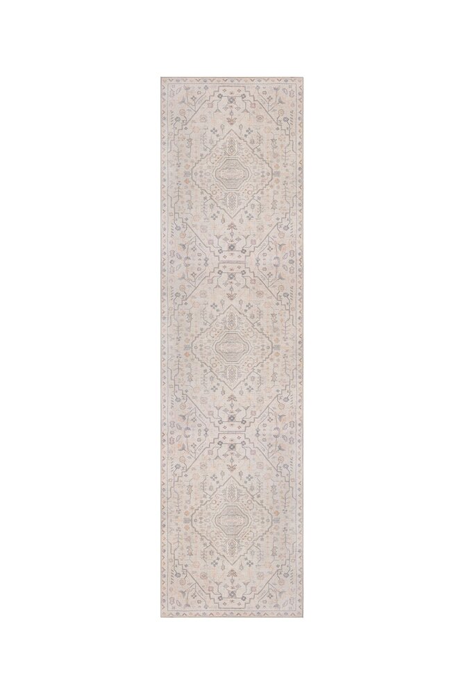 Wasbaar vintage loper – Teo Traditional Crème Wasbaar vintage loper – Teo Traditional Crème