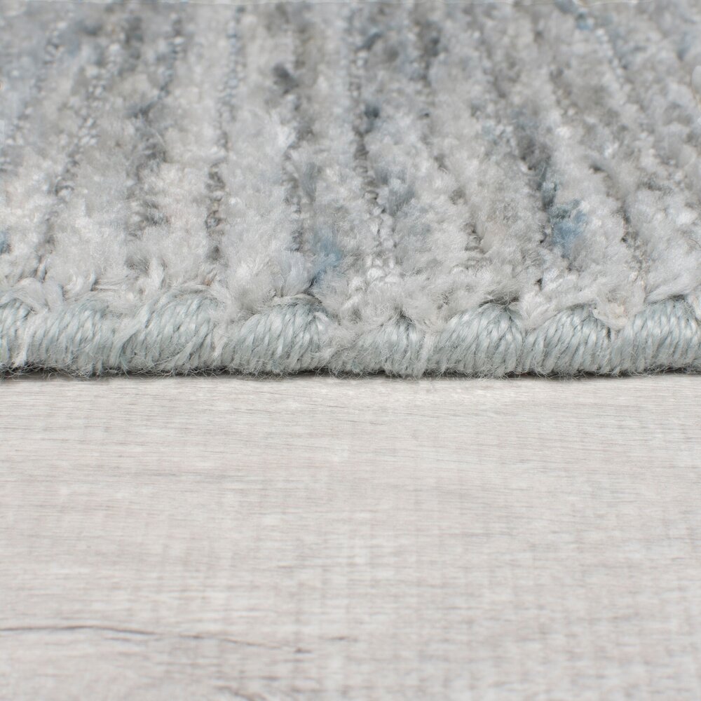 Abstract vloerkleed – Rylan Circular Knit Grijs