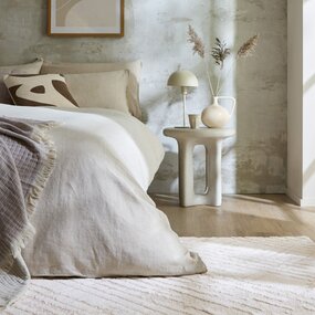 Geometrisch vloerkleed – Remy Circular Knit Crème