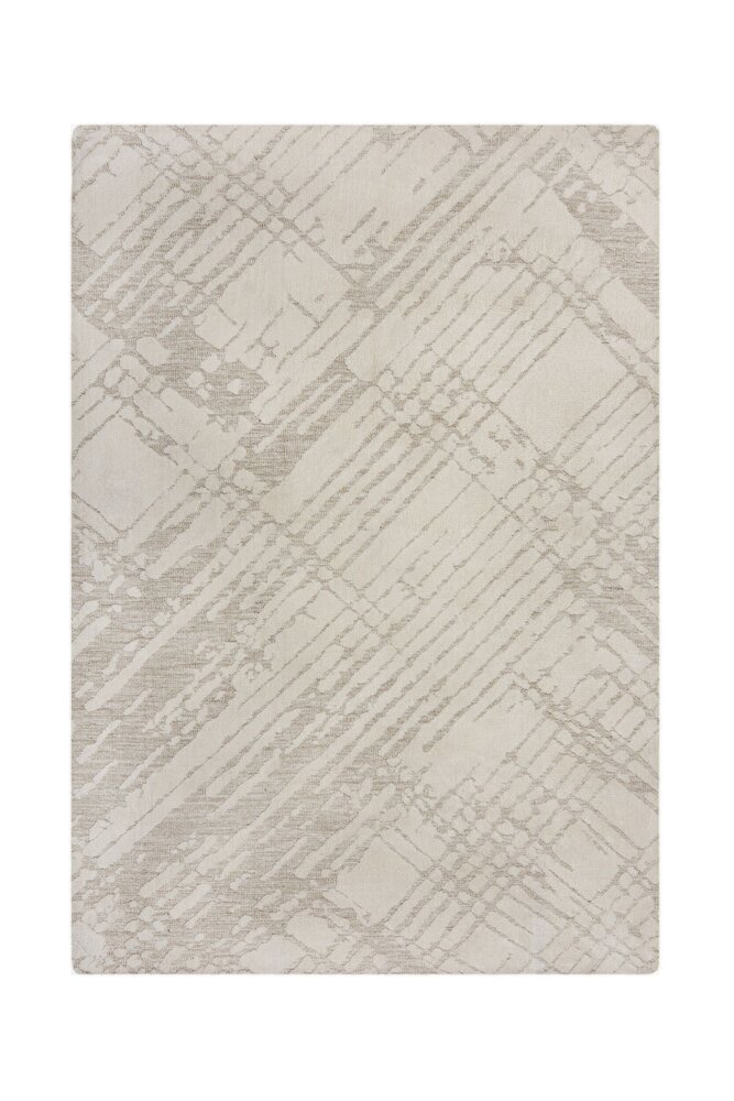 Geometrisch vloerkleed – Remy Circular Knit Crème Geometrisch vloerkleed – Remy Circular Knit Crème