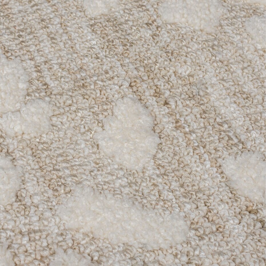 Geometrisch vloerkleed – Remy Circular Knit Crème Geometrisch vloerkleed – Remy Circular Knit Crème